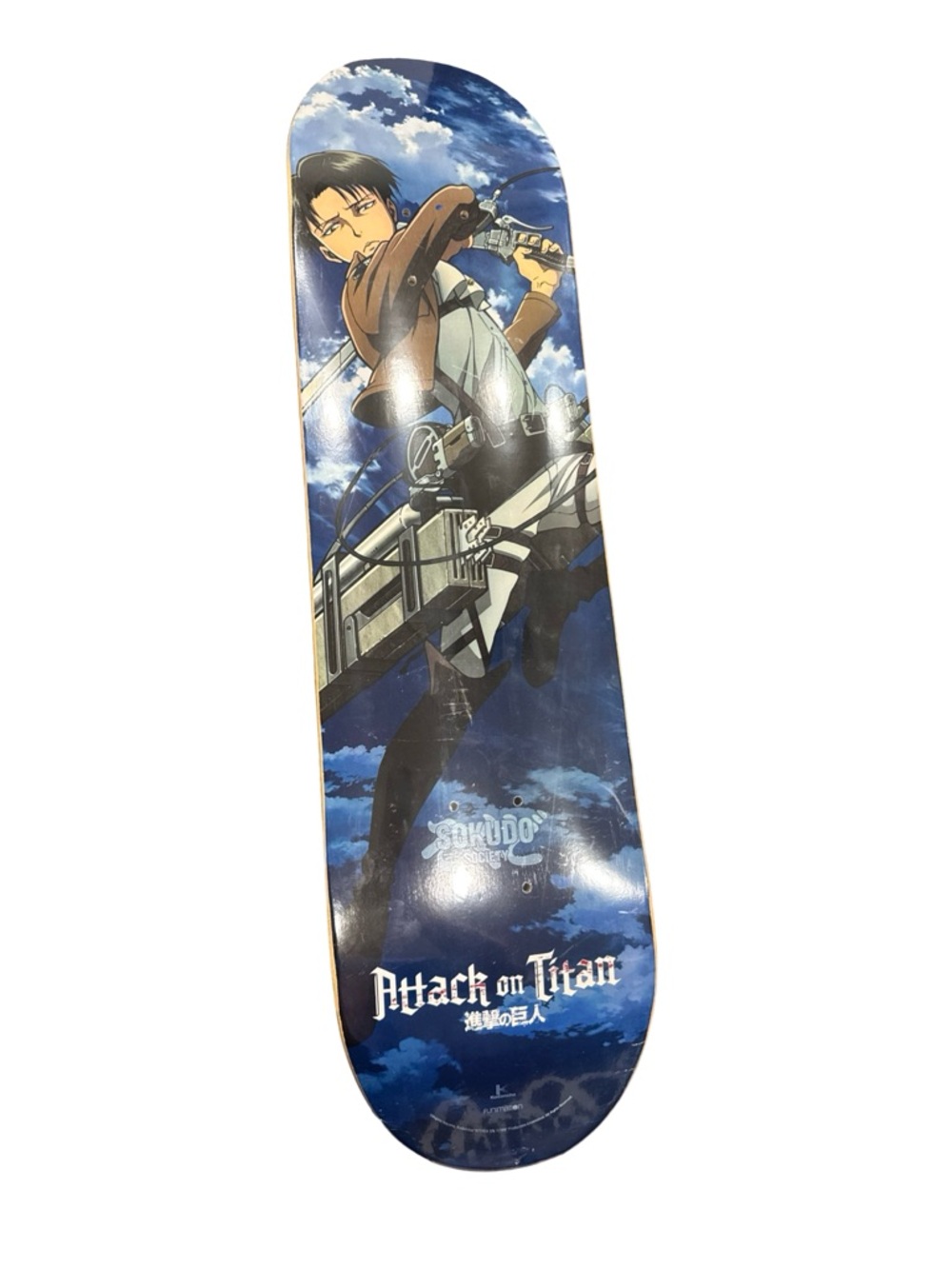 Attack on Titan Levi Skate Deck 2022 Anime Expo Exclusive Rare Collector
